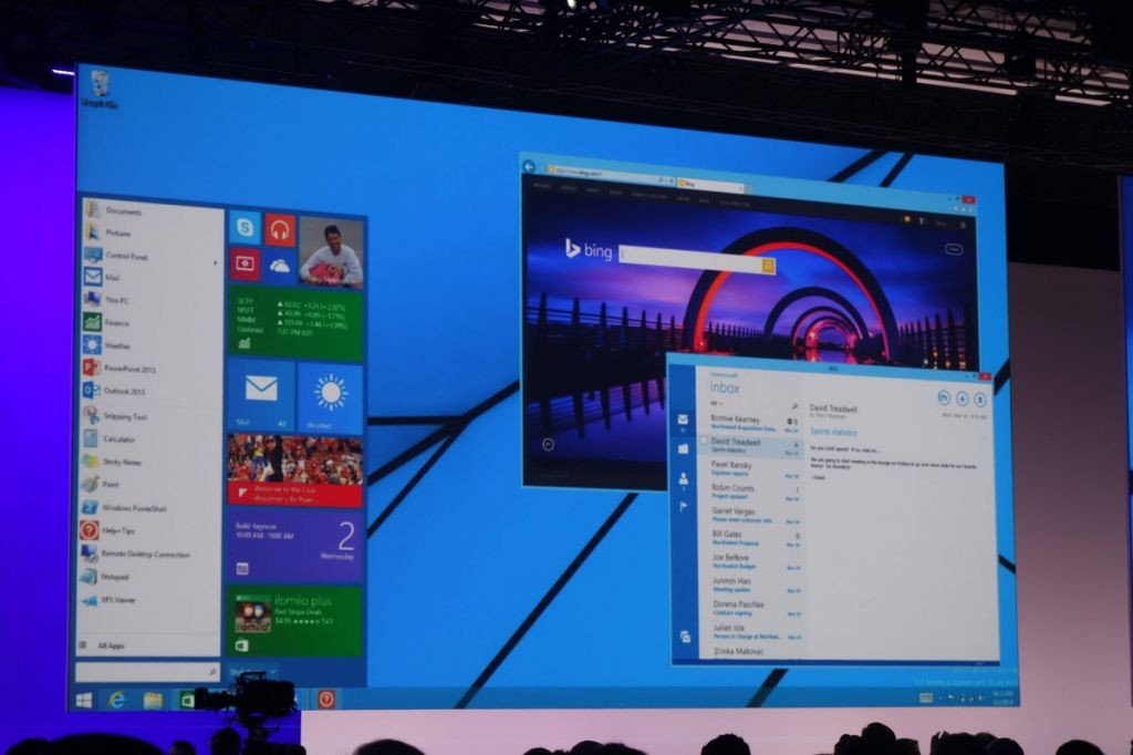 New Windows 8 start menu