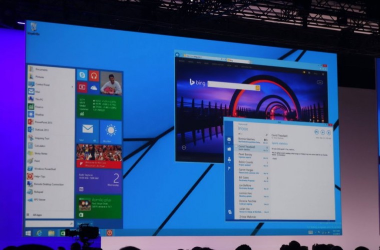 New Windows 8 start menu