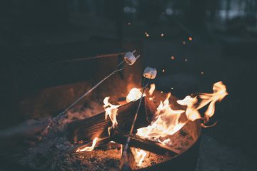 ασφαλές μαγείρεμα στο camping