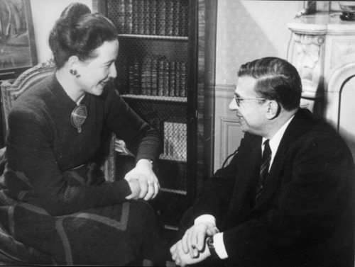 Sartre & Simone de Beauvoir