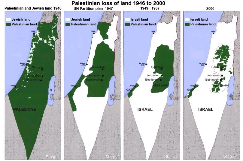 202112 Israel Palestine Map 