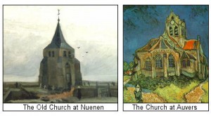 the old church at nuenen - before