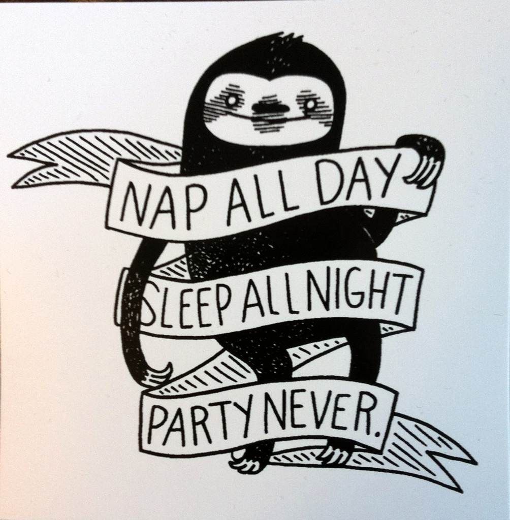 nap all day sleep all night