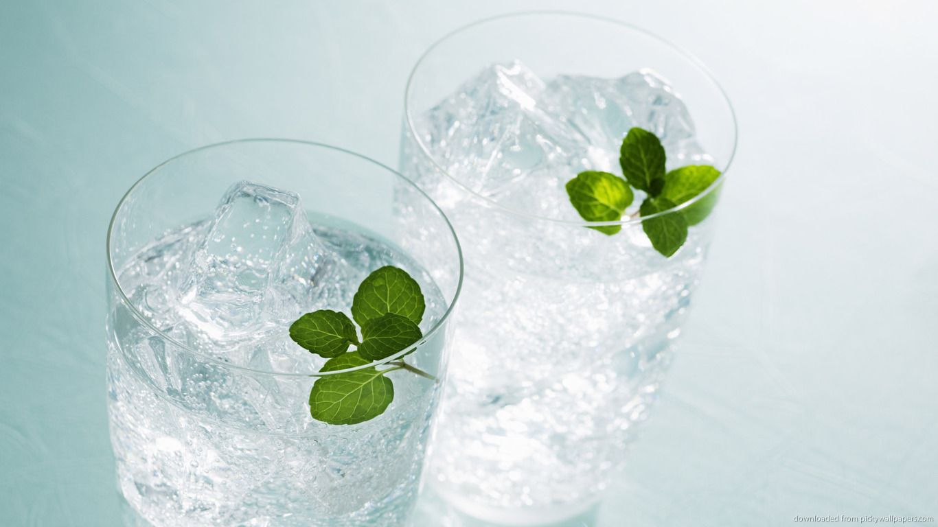 iced-water-with-mint