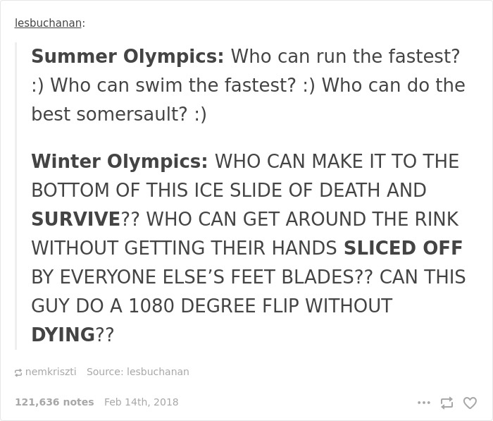 Χειμερινοί Ολυμπιακοί Αγώνες 2018: 30 επικά tweets για τους ιδιαίτερους αυτούς αγώνες!